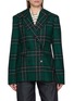 首图 - 点击放大 - JW ANDERSON - Cinched Waist Plaid Double Breasted Blazer