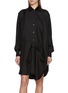 首图 - 点击放大 - JW ANDERSON - Tuxedo Drape Shirt Dress