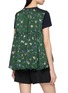 背面 - 点击放大 - SACAI - Bifabric Floral Panel Cotton T-Shirt
