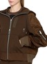  - SACAI - Raglan Sleeve Zip Up Hoodie