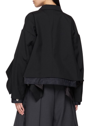 背面 - 点击放大 - SACAI - 拼接剪裁西湖外套