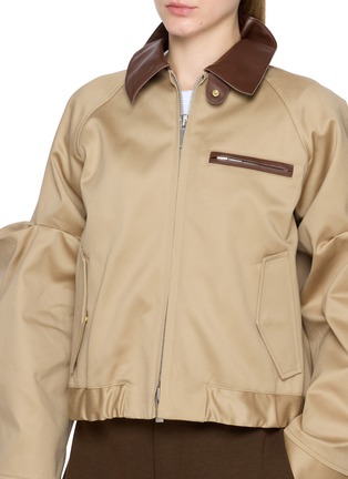  - SACAI - 廓形袖拉链夹克