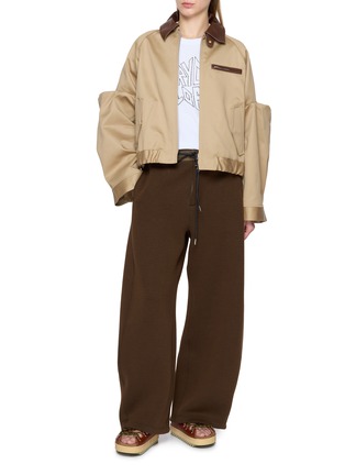 模特儿示范图 - 点击放大 - SACAI - 廓形袖拉链夹克