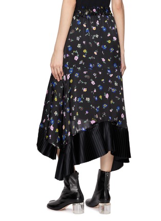 背面 - 点击放大 - SACAI - Asymmetric Hem Ditsy Floral Maxi Skirt