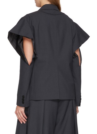 背面 - 点击放大 - SACAI - 褶肩双排扣西装外套