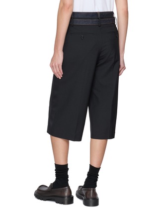 背面 - 点击放大 - SACAI - 牛仔拼接阔腿裤