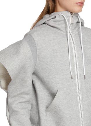  - SACAI - 拼接袖连帽夹克