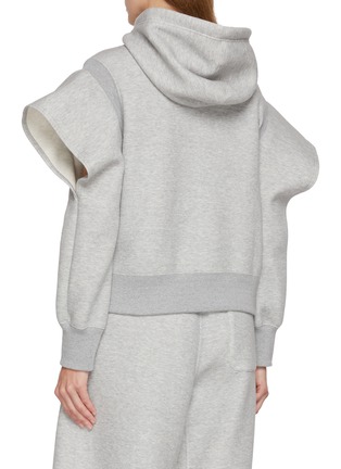 背面 - 点击放大 - SACAI - 拼接袖连帽夹克