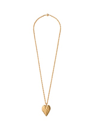 细节 - 点击放大 - BIJOU DE M - Play-Doh Heart 18K Gold Plated Brass Necklace