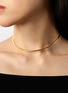 细节 - 点击放大 - BIJOU DE M - 2 Pearl 18K Gold Plated Sterling Silver Freshwater Pearl Choker — Size R
