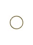 首图 - 点击放大 - BIJOU DE M - Circle 18K Gold Black Diamond Single Hoop Earring