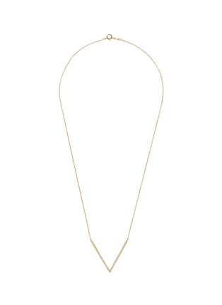 细节 - 点击放大 - BIJOU DE M - V 18K Gold Diamond Necklace