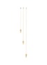 首图 - 点击放大 - BIJOU DE M - Spike Chain 18K Gold Silver Diamond Single Drop Earring