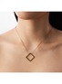 细节 - 点击放大 - BIJOU DE M - Square 18K Gold Black Diamond Necklace