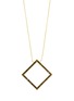 首图 - 点击放大 - BIJOU DE M - Square 18K Gold Black Diamond Necklace