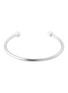 首图 - 点击放大 - BIJOU DE M - 2 Pearl 18K White Gold Plated Sterling Silver Freshwater Pearl Bangle — Size L