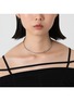 细节 - 点击放大 - BIJOU DE M - 18K White Gold Fresh Water Pearl Choker