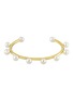 首图 - 点击放大 - BIJOU DE M - Dot Pearl 18K Gold Plated Sterling Silver Freshwater Pearl Bangle — Size L