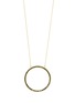 首图 - 点击放大 - BIJOU DE M - Circle 18K Gold Black Diamond Necklace
