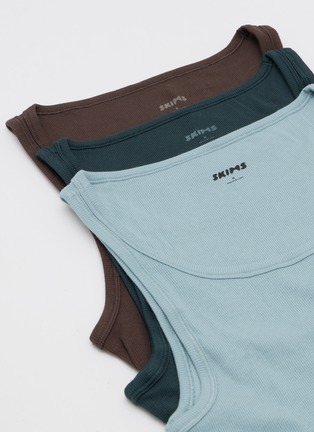  - SKIMS - SKIMS COTTON 罗纹背心三件套