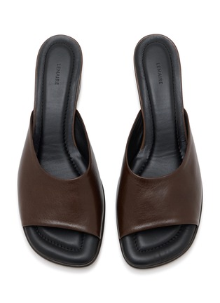 细节 - 点击放大 - LEMAIRE - 55 方头穆勒高跟鞋