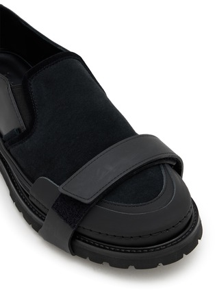 细节 - 点击放大 - SACAI SHOES - Dresscross Leather Shoes