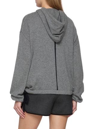 背面 - 点击放大 - CUDDLEUP - Drawstring Cashere Hoodie