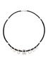 首图 - 点击放大 - NIKOS KOULIS - Oui 18K White Gold Diamond Enamel Necklace