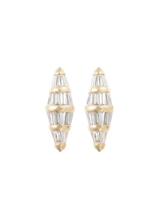 首图 - 点击放大 - NIKOS KOULIS - Spectrum 18K Gold Diamond Drop Earrings