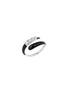 首图 - 点击放大 - NIKOS KOULIS - Oui 18K White Gold Diamond Enamel Ring — EU 53