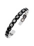 首图 - 点击放大 - NIKOS KOULIS - Oui 18K White Gold Diamond Enamel Bracelet
