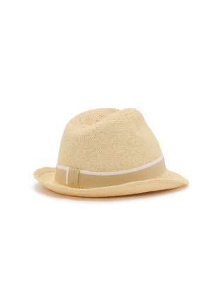 模特儿示范图 - 点击放大 - MAISON MICHEL - Hans Up Woven Straw Hat