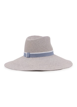 模特儿示范图 - 点击放大 - MAISON MICHEL - Anne Woven Straw Hat