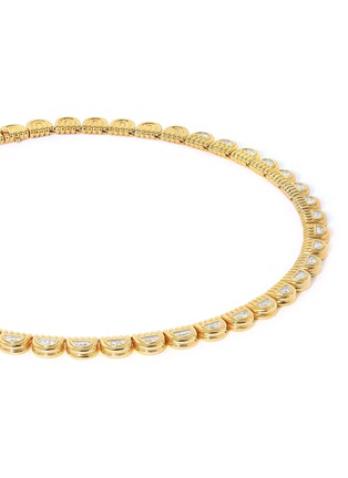细节 - 点击放大 - STATE PROPERTY - Marmara 18K Gold Half-Moon Diamond Necklace