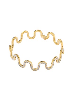 首图 - 点击放大 - STATE PROPERTY - Edessa 18K Gold Pavé Diamond Bracelet — Size M