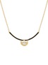 首图 - 点击放大 - STATE PROPERTY - Sophia 18K Gold Diamond Jet Black Enamel Bar Necklace