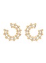 首图 - 点击放大 - STATE PROPERTY - Railroad 18K Gold Diamond Loop Earrings