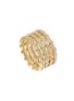 首图 - 点击放大 - STATE PROPERTY - Railroad 18K Gold Twin Track Pavé Diamond Ring — US 6.5