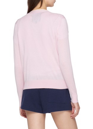 背面 - 点击放大 - DREYDEN - Double Layer Silk Cashmere Knit Cardigan