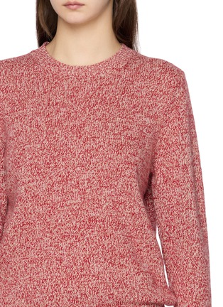  - DREYDEN - Collared Mélange Wool Cashmere Knit Sweater