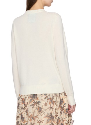 背面 - 点击放大 - DREYDEN - Wool Cashmere Knit Crewneck Sweater