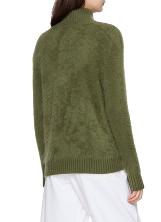 背面 - 点击放大 - DREYDEN - Two Way Zip Up Cashmere Knit Cardigan