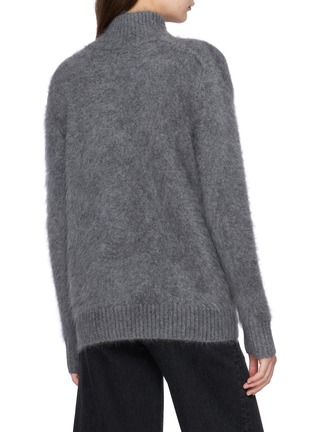 背面 - 点击放大 - DREYDEN - Two Way Zip Up Cashmere Knit Cardigan