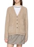 首图 - 点击放大 - DREYDEN - Patch Pocket V-Neck Cashmere Knit Cardigan