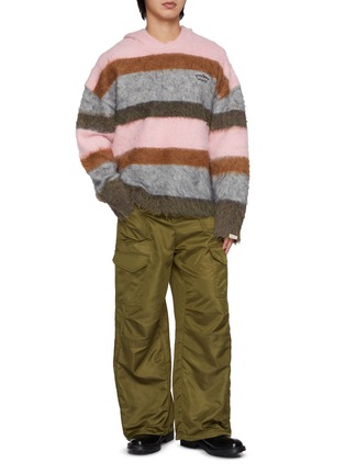 细节 - 点击放大 - GOODBAI - GOODEES 条纹彩色连帽毛衣