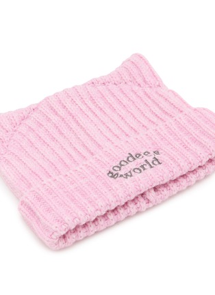细节 - 点击放大 - GOODBAI - Logo Cat Ear Beanie