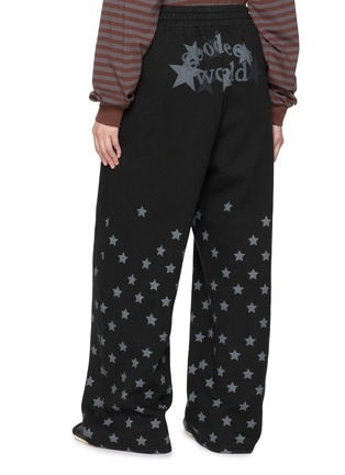 背面 - 点击放大 - GOODBAI - Star Print Straight Leg Washed Sweatpants