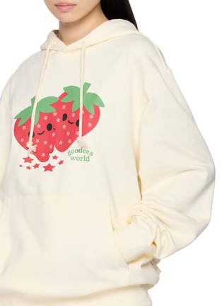  - GOODBAI - Strawberry Print Cotton Hoodie