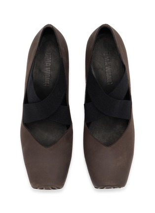 细节 - 点击放大 - UMA WANG - 45 皮革芭蕾舞中跟鞋