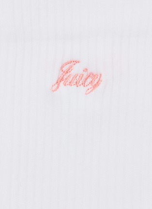 细节 - 点击放大 - SPORTY & RICH - Juicy Script Socks